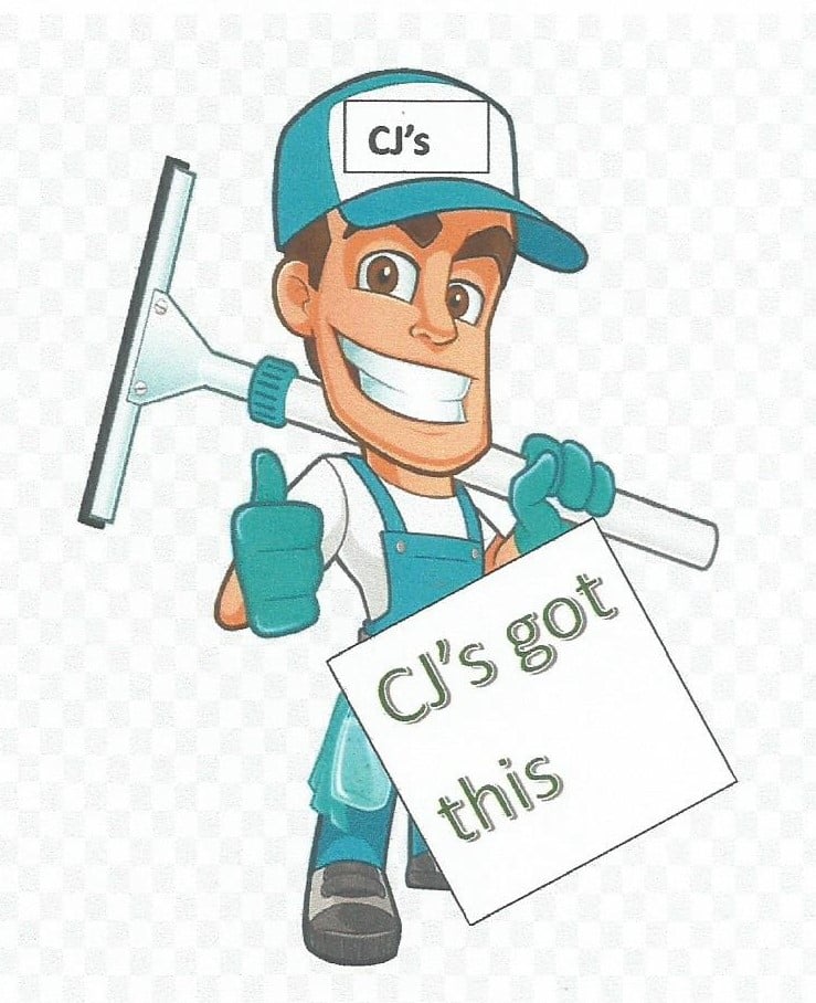 CJ's Window Cleaning Service Logo