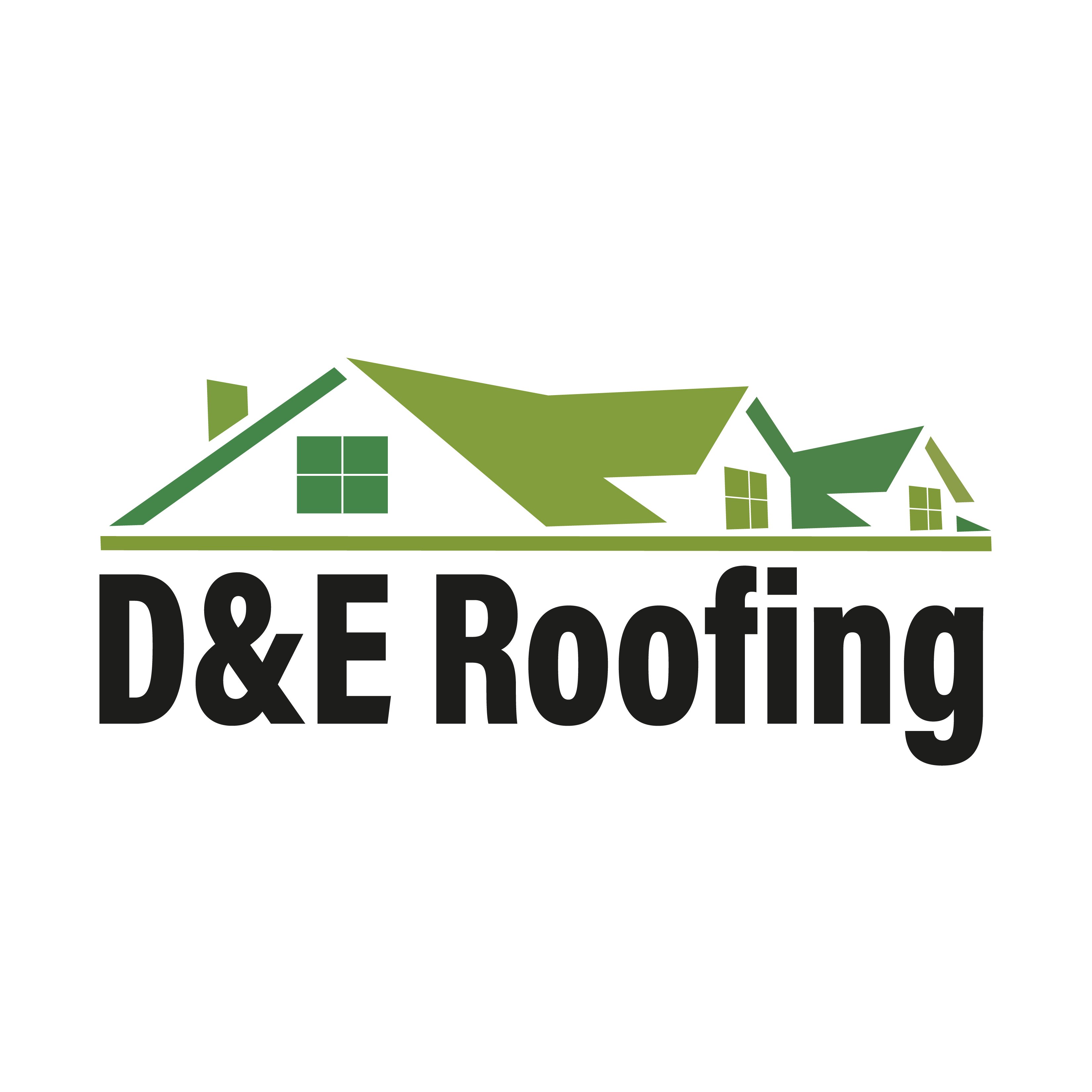 D&E Precast & Construction Services Logo