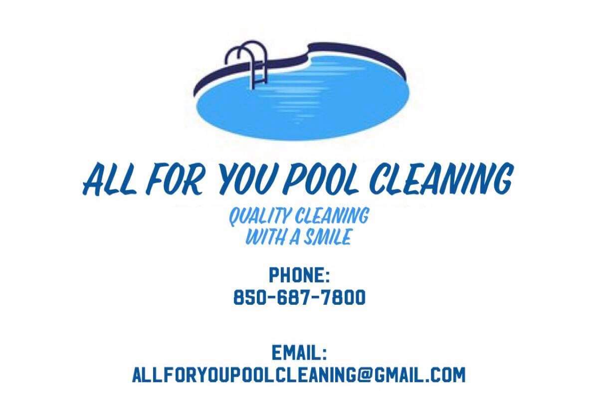 All For You Pool Cleaning LLC Logo