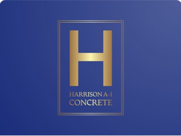 Harrison A-1 Concrete Logo