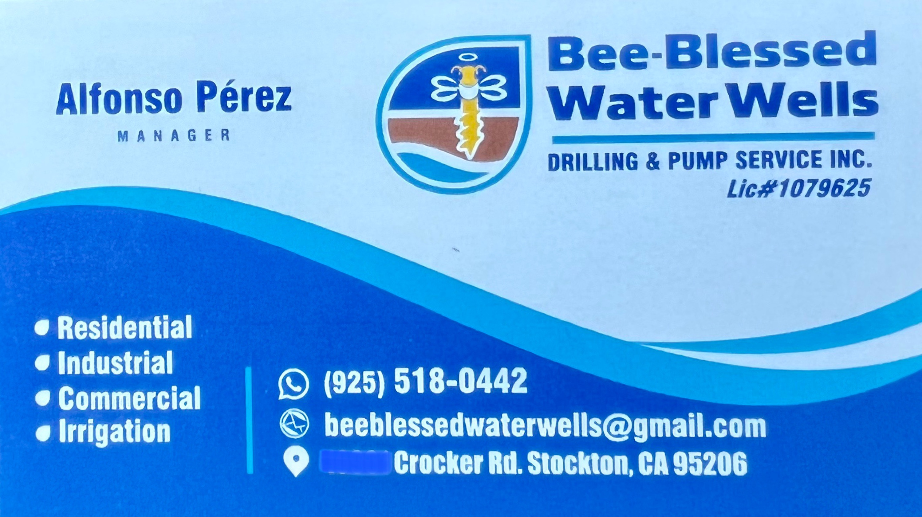 Bee Blessed Water Wells Drilling & Pump Service Inc Logo