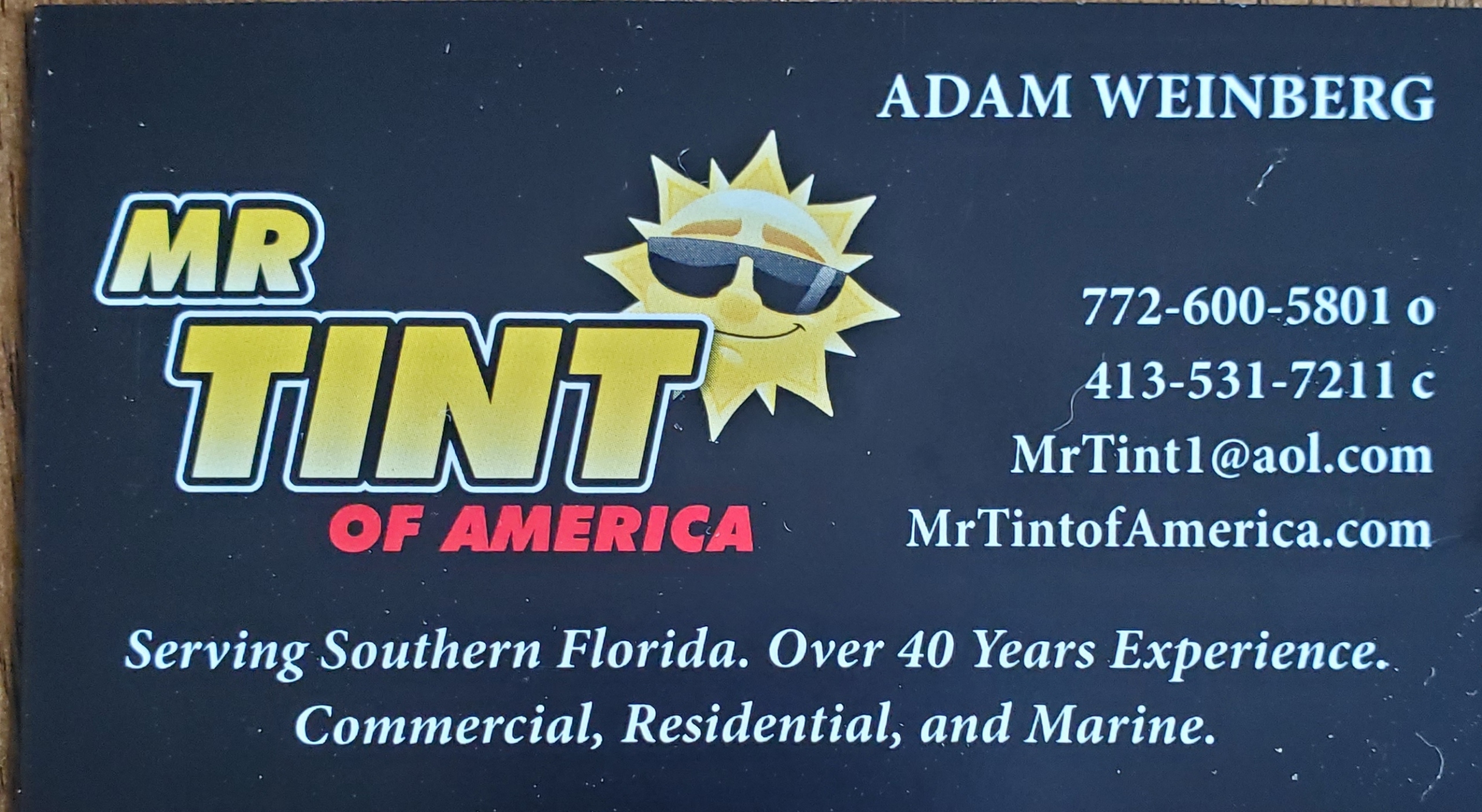 Mr. Tint of America Logo