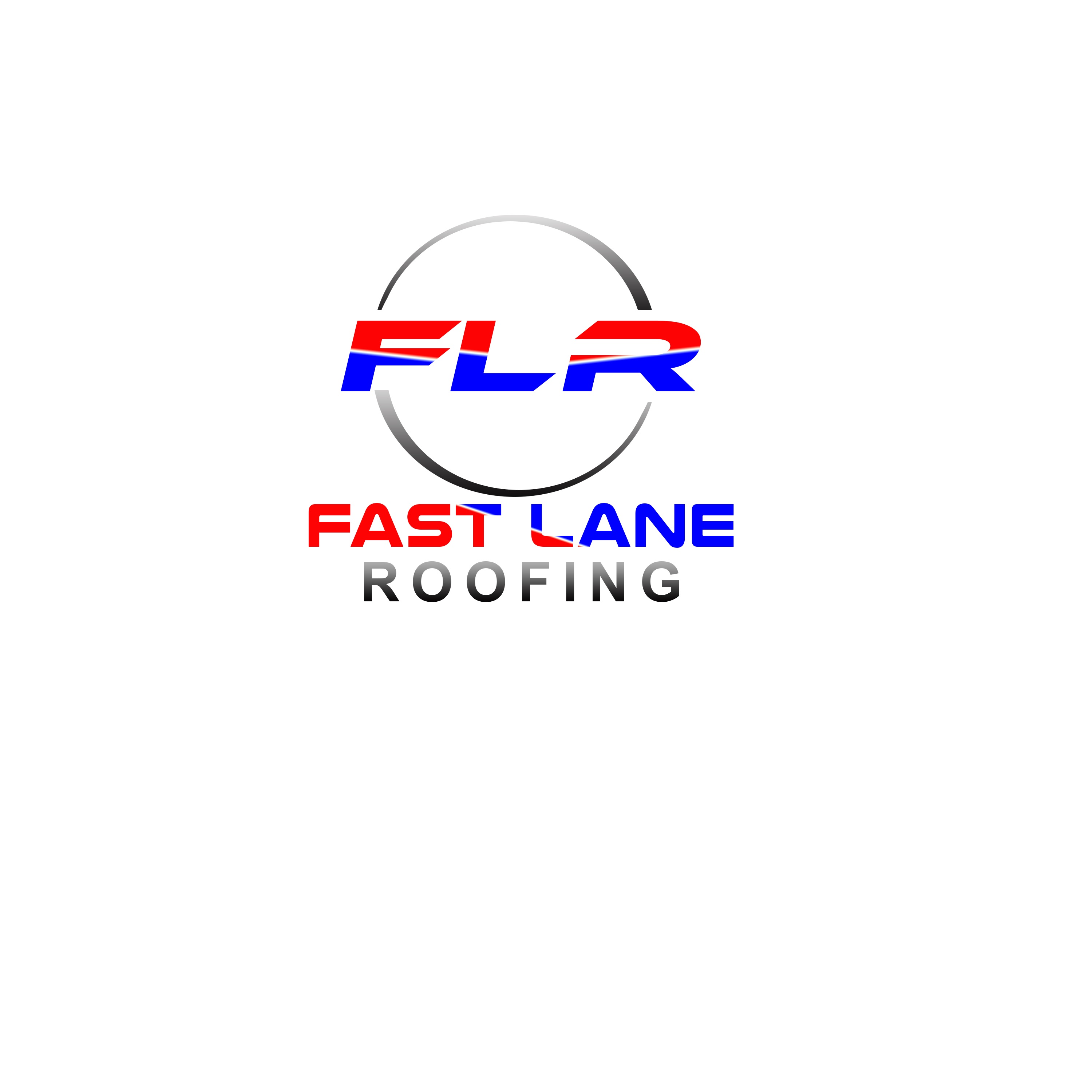 Fast Lane Roofing Logo