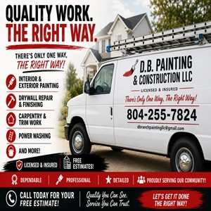 D B Painting & Construction, LLC Logo