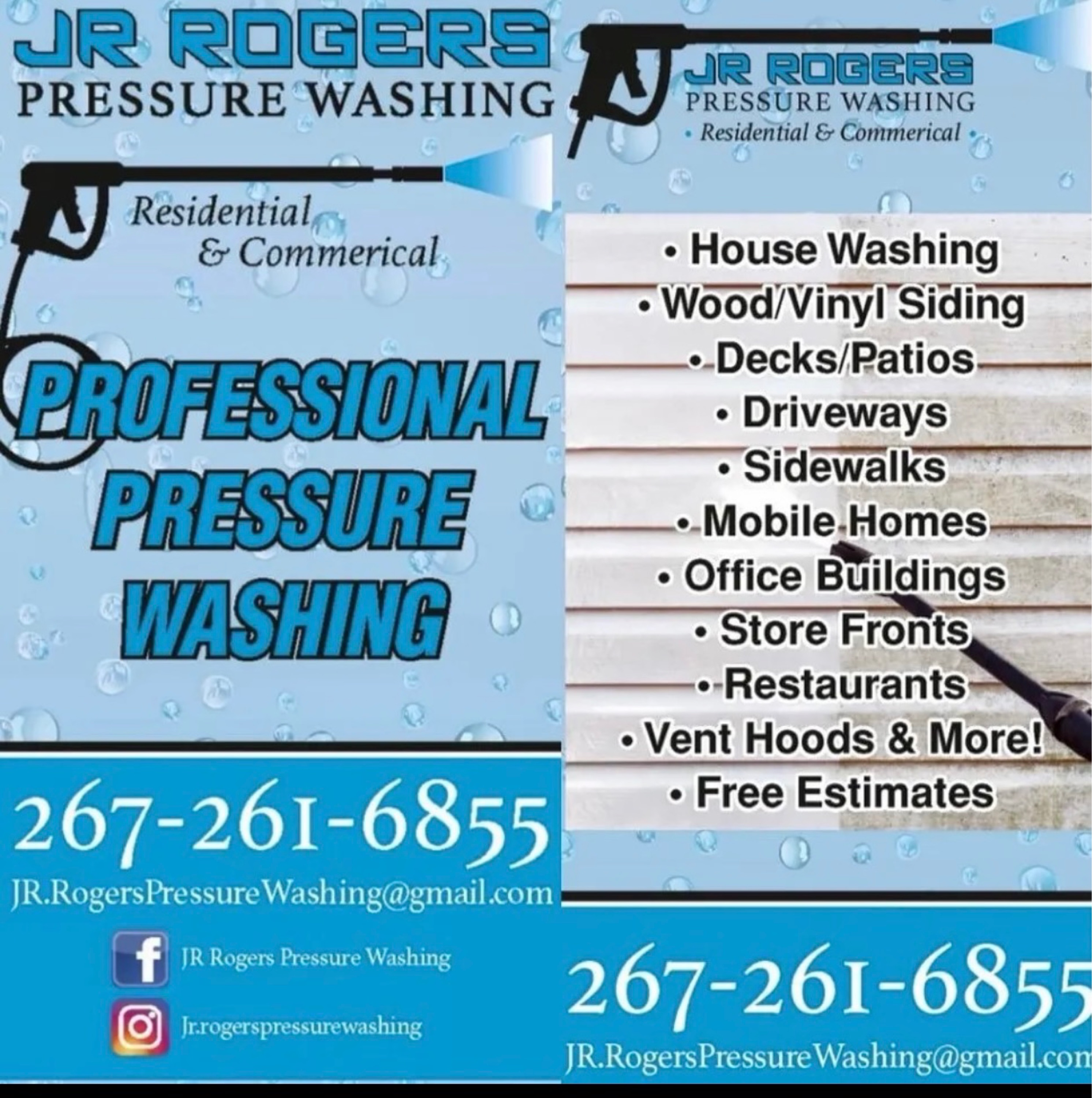 JR Rogers Pressure Washing Logo