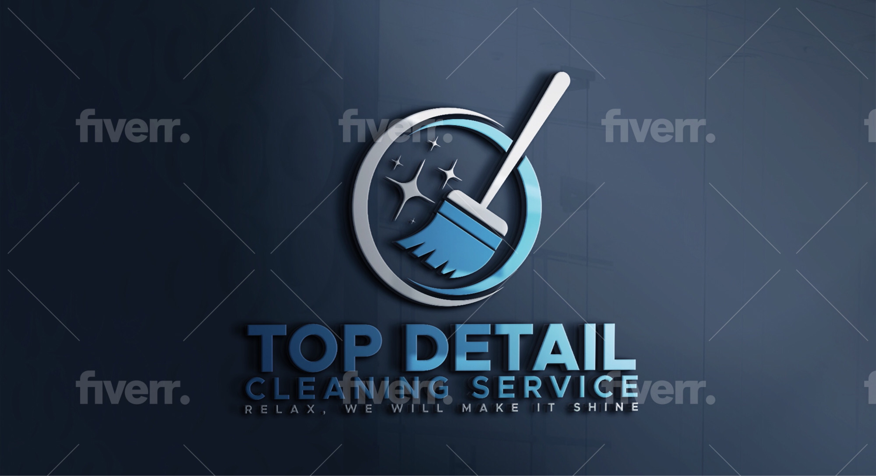 Top Detail Cleaning Service Logo
