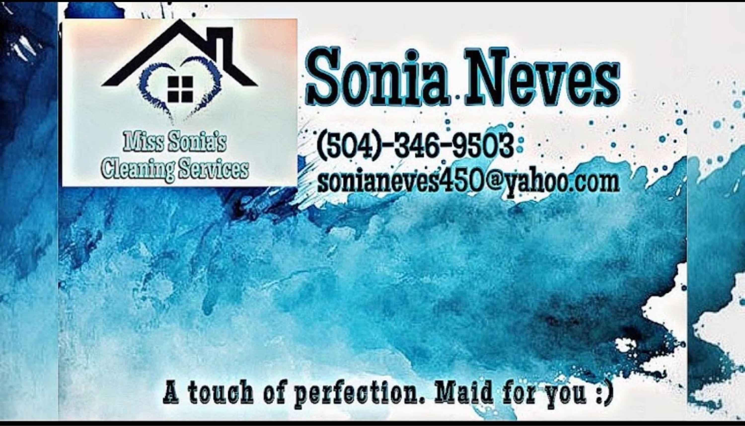 Sonia Cleaning Logo