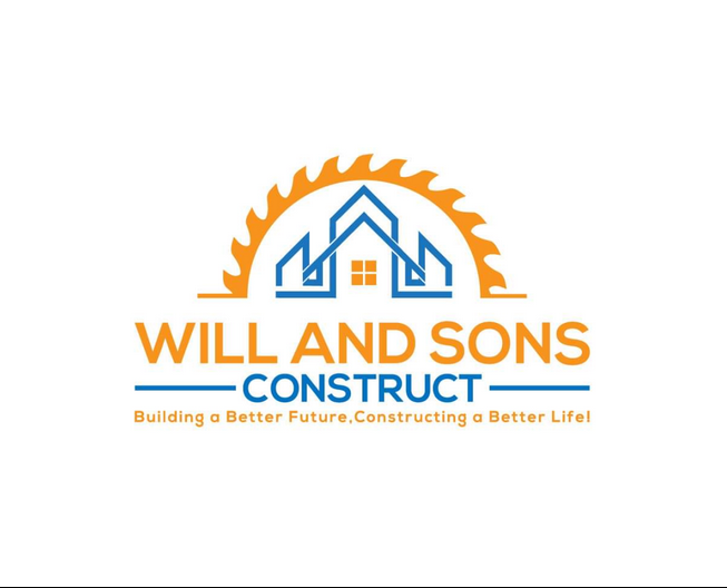 Will & Sons Construct Logo