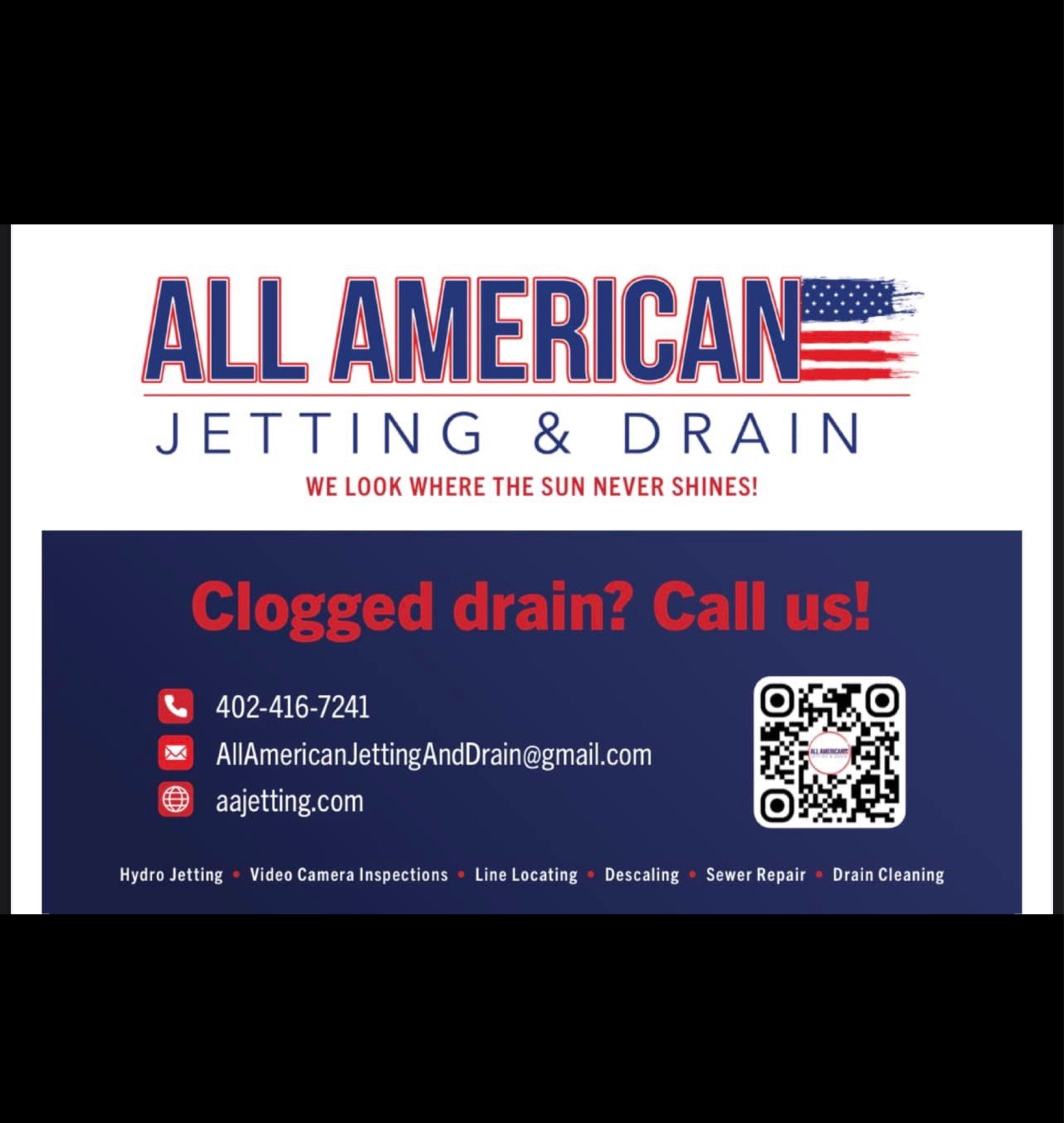 ALL AMERICAN JETTING AND DRAIN Logo