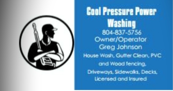 Cool Pressure Power Washing Logo
