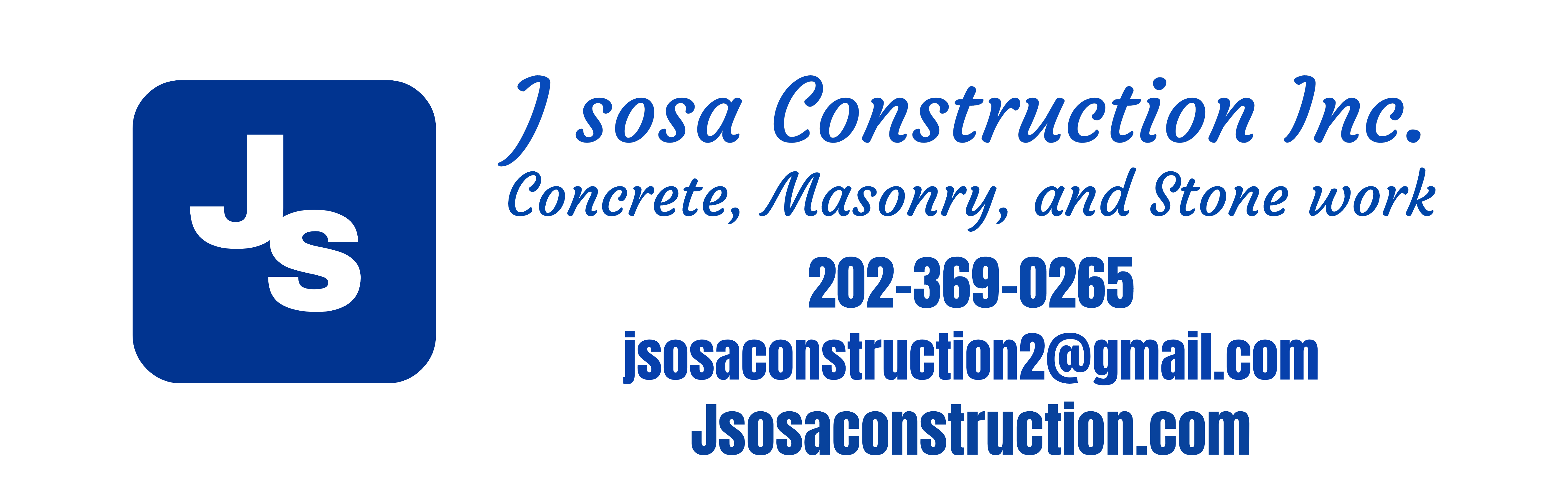 J Sosa Construction, Inc. Logo