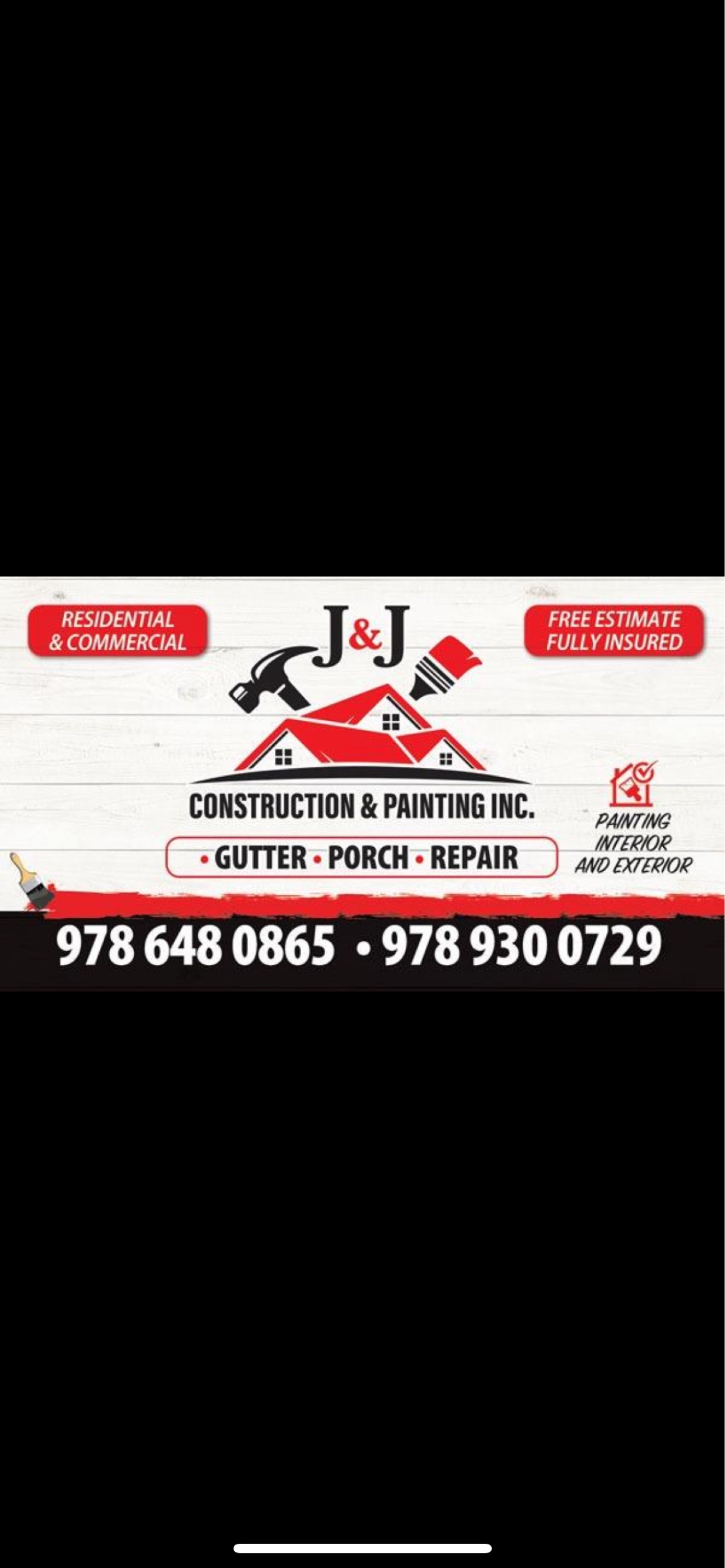 J & J Construction & Painting, Inc. Logo