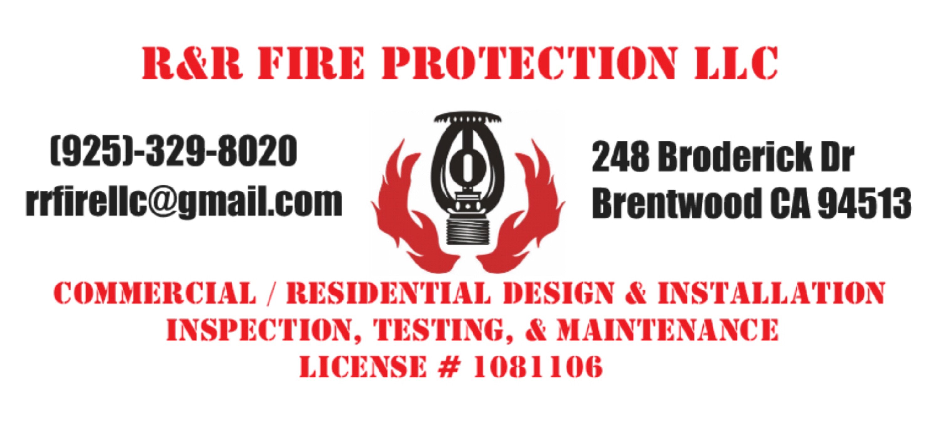 R&R Fire Protection Logo
