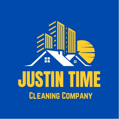 **Justin Time Cleaning Logo