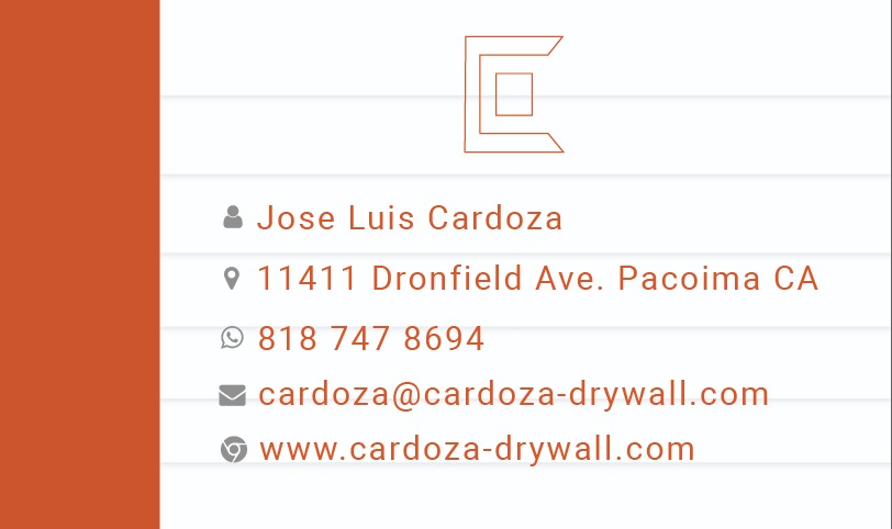 Cardoza Drywall & Taping Logo