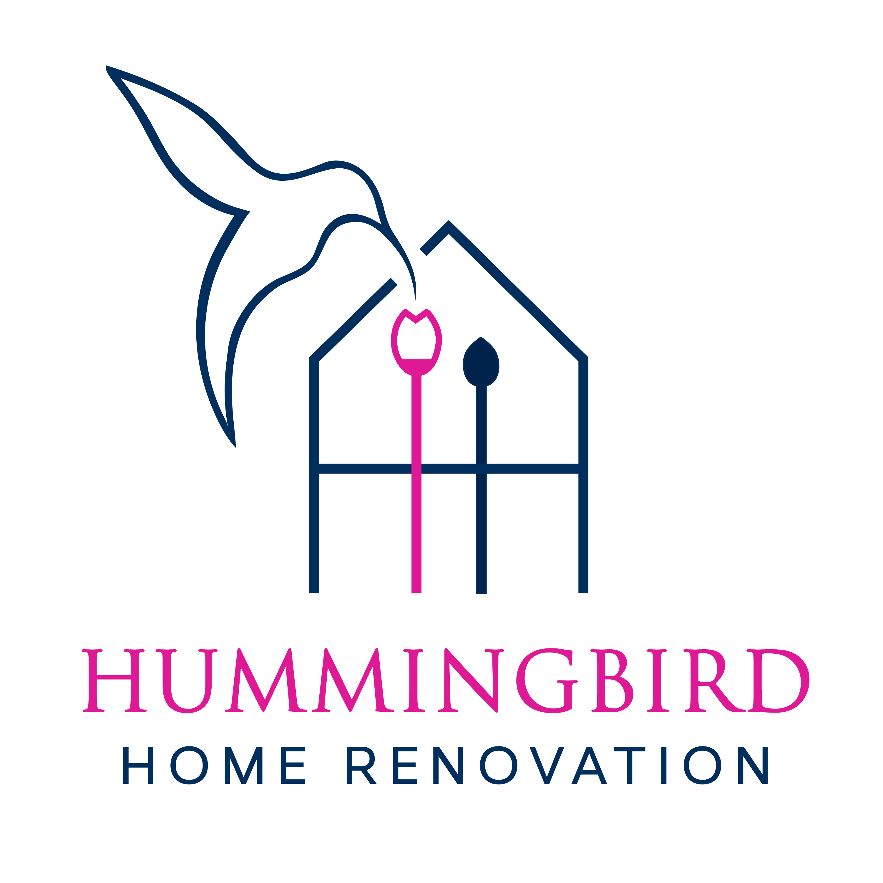 Hummingbird Home Renovation Logo