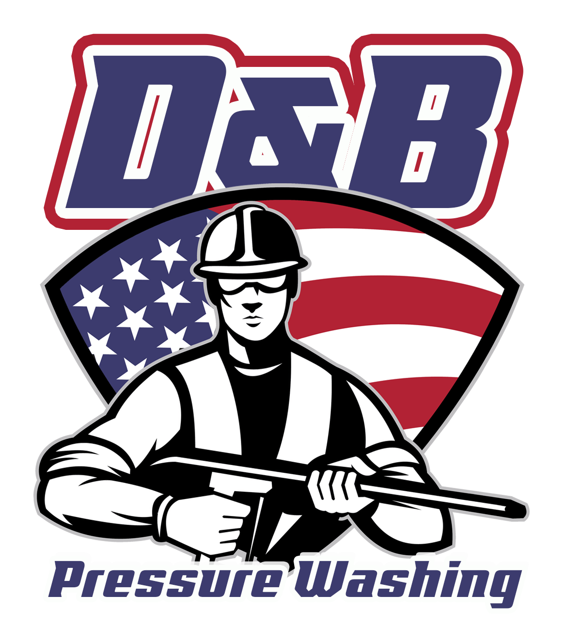 D & B Pressure Washing - Unlicensed Contractor Logo