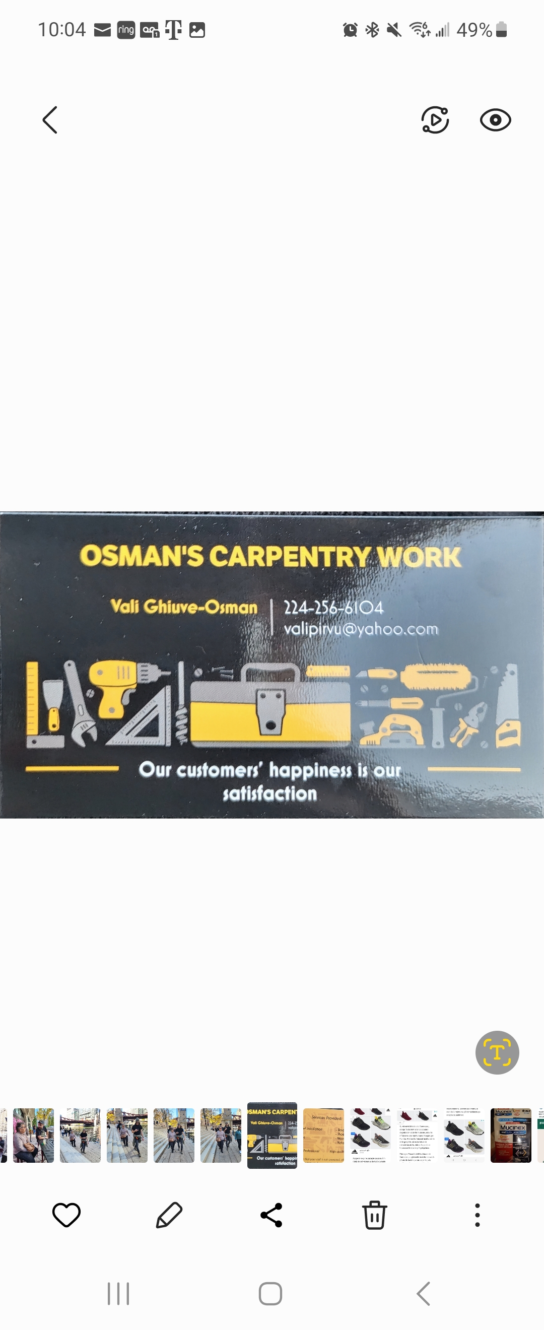 Osman's Carpentry Work Logo