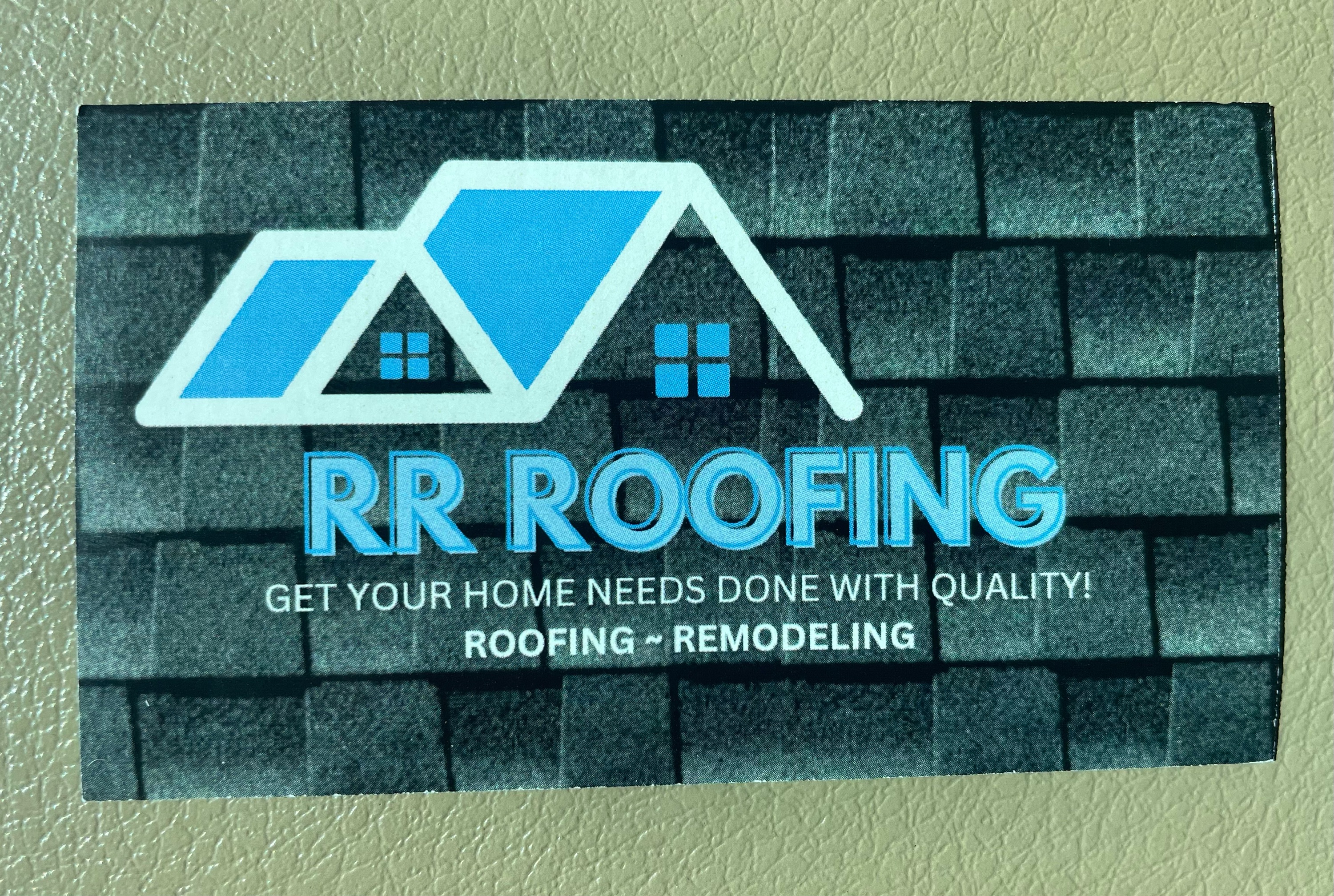 R R Roofing & Construction, LLC Logo