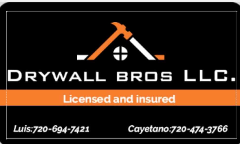 Drywall Bros LLC. Logo