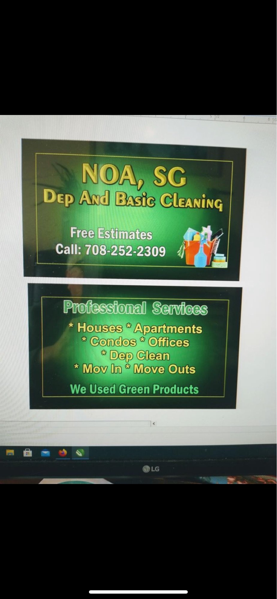 Noa's G Cleaning Service Logo