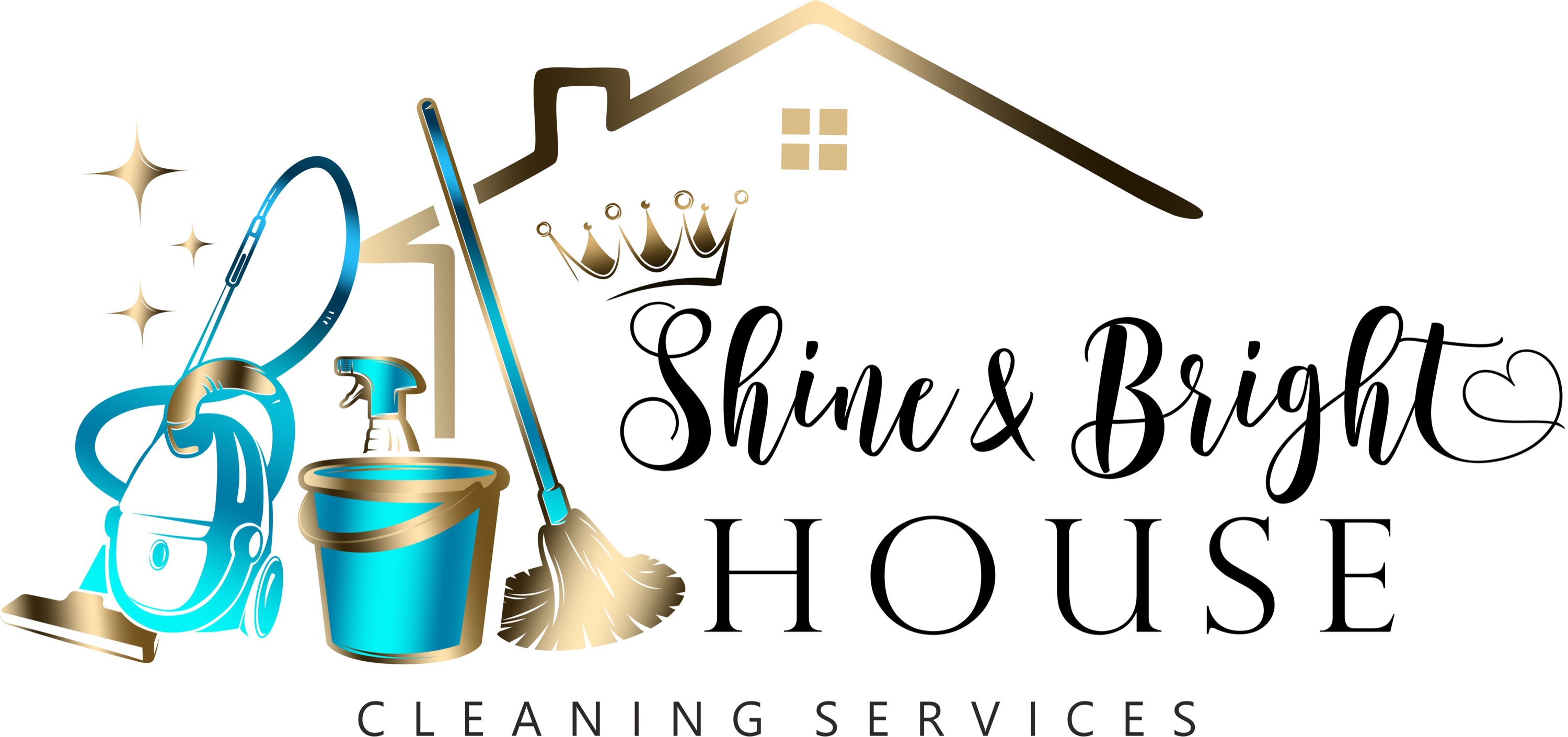 Shine & Bright House Cleaning Services Logo