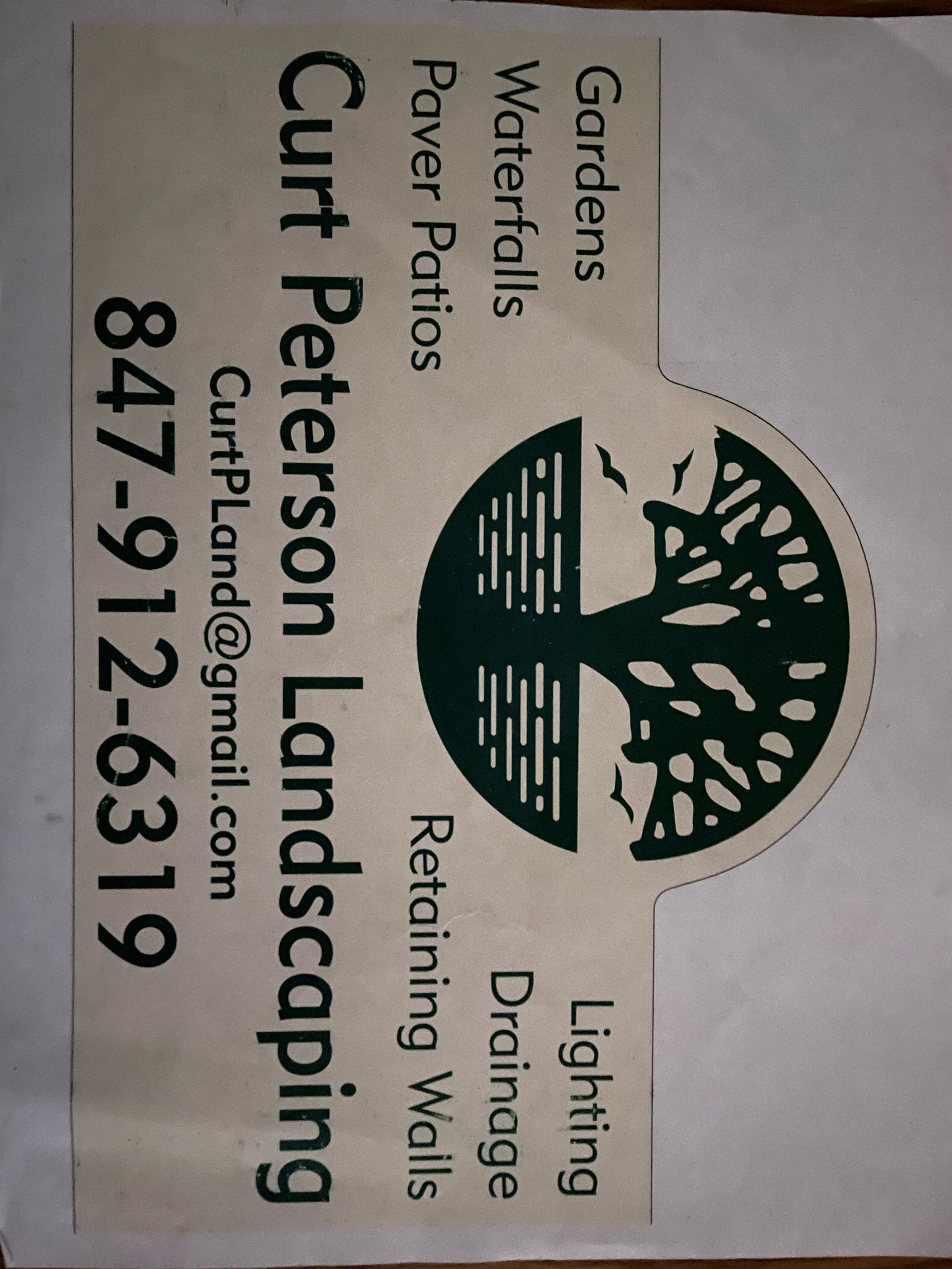 Curt Peterson Landscaping Logo