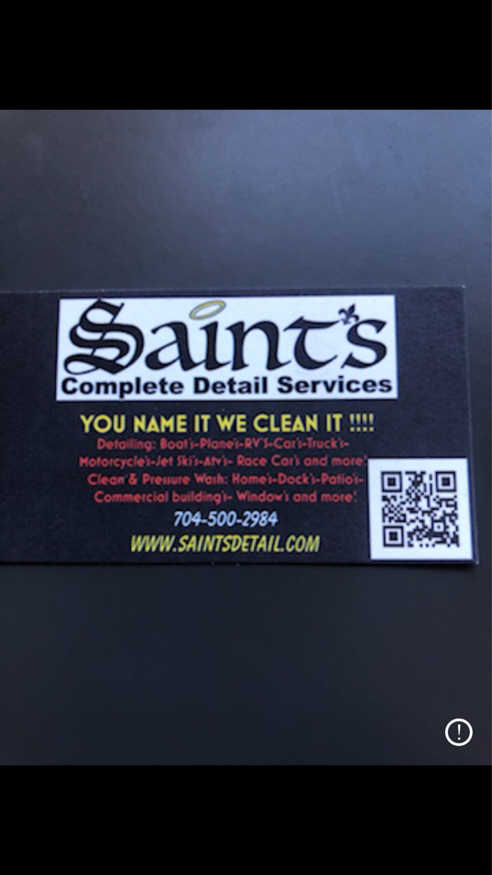 Saints Complete Detail Services Logo