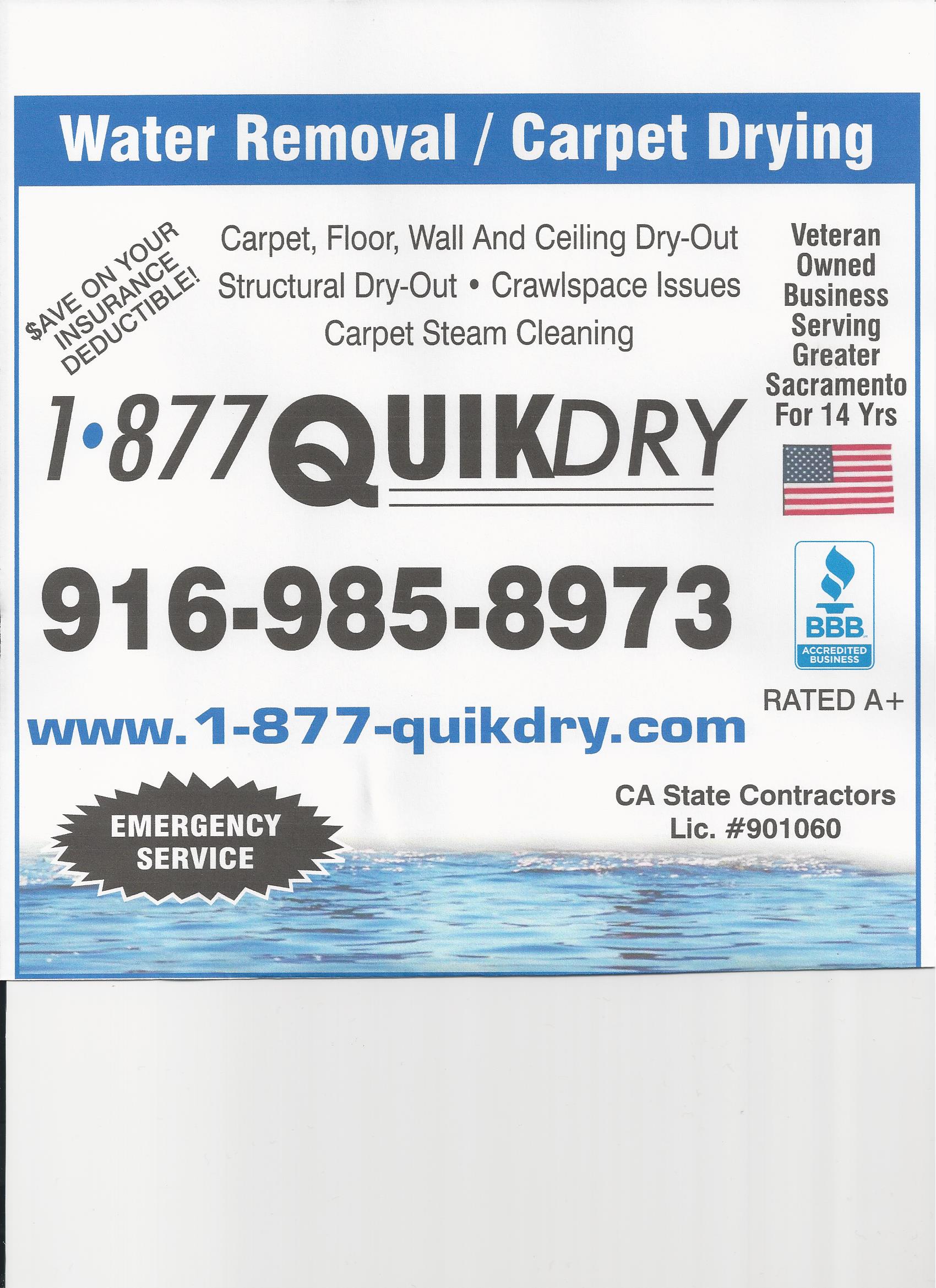 1-877 Quikdry, Inc. Logo
