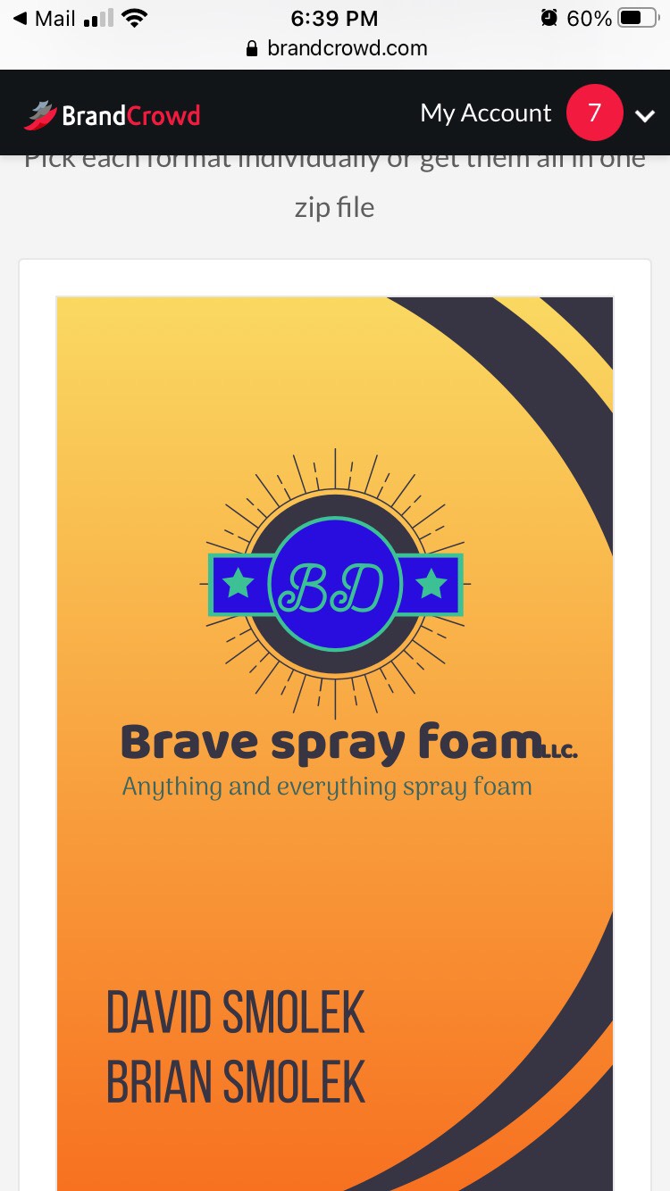 Brave Spray Foam, LLC Logo