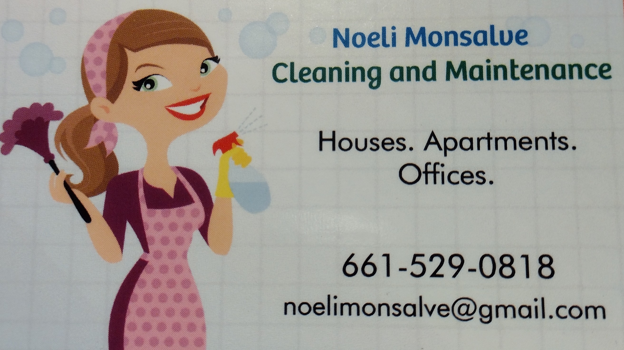 Noeli Monsalve Cleaning and Maintenance Logo