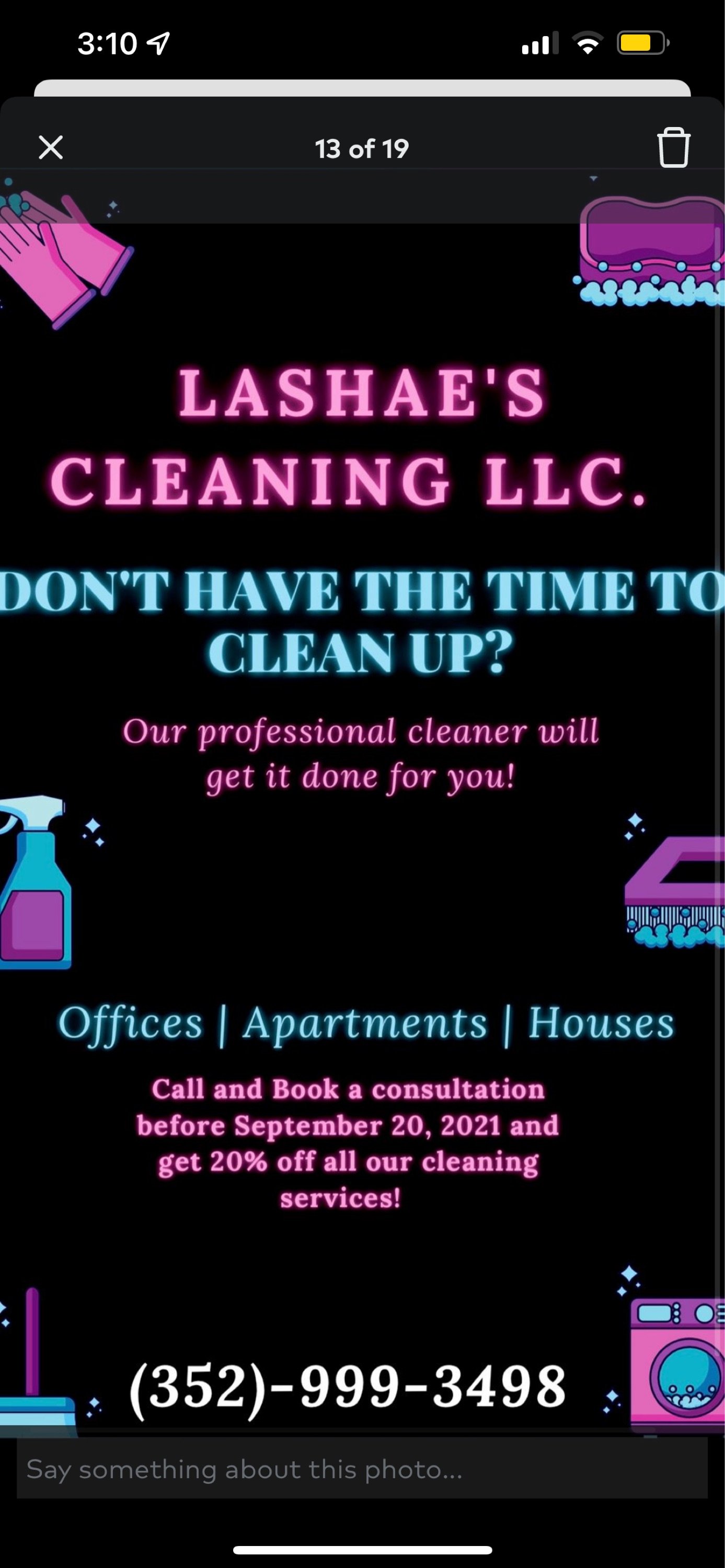 LaShaes Cleaning LLC Logo