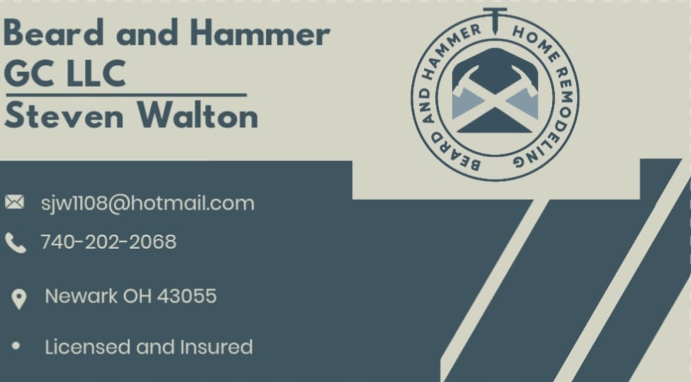 Beard and Hammer Logo
