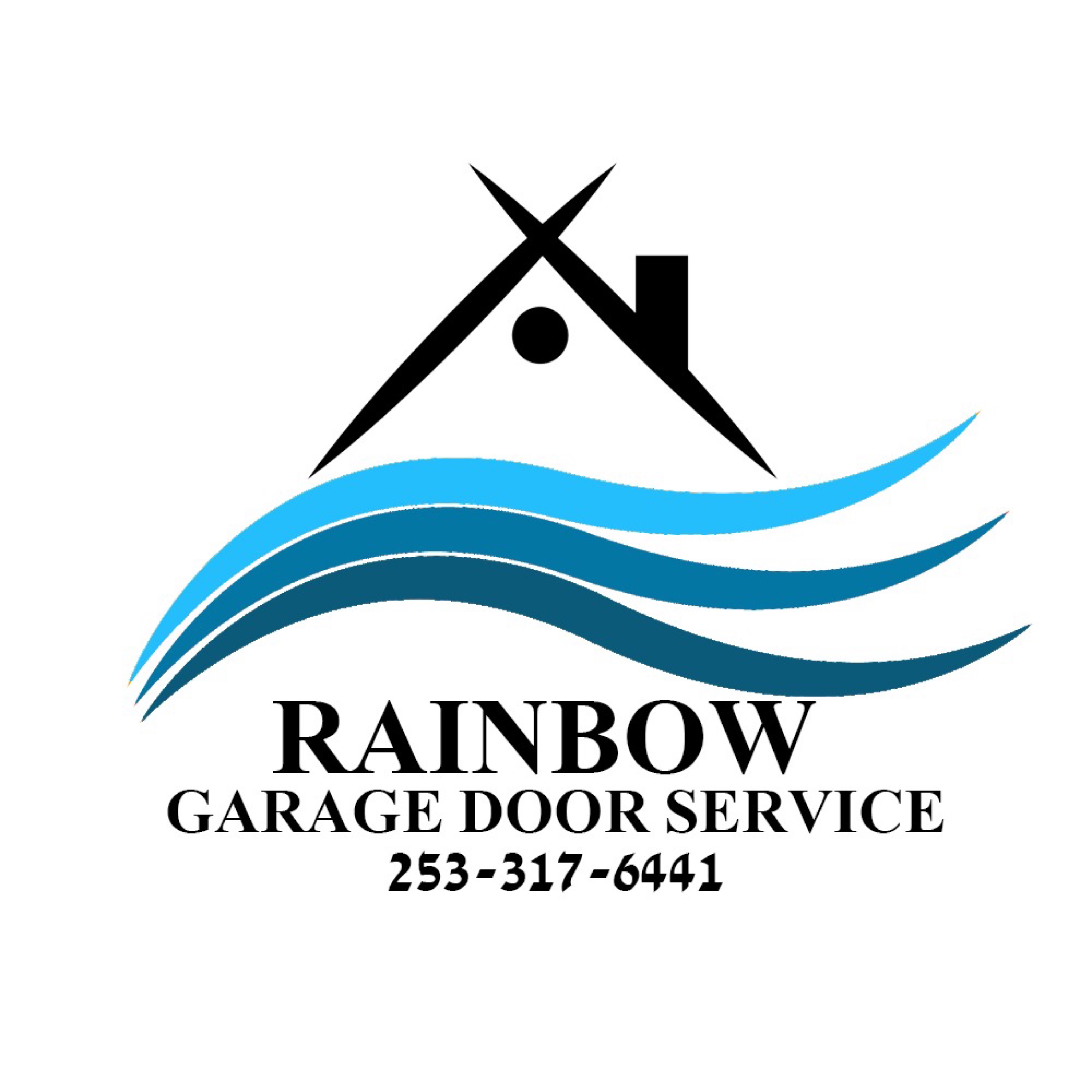 Rainbow Garage Door Logo