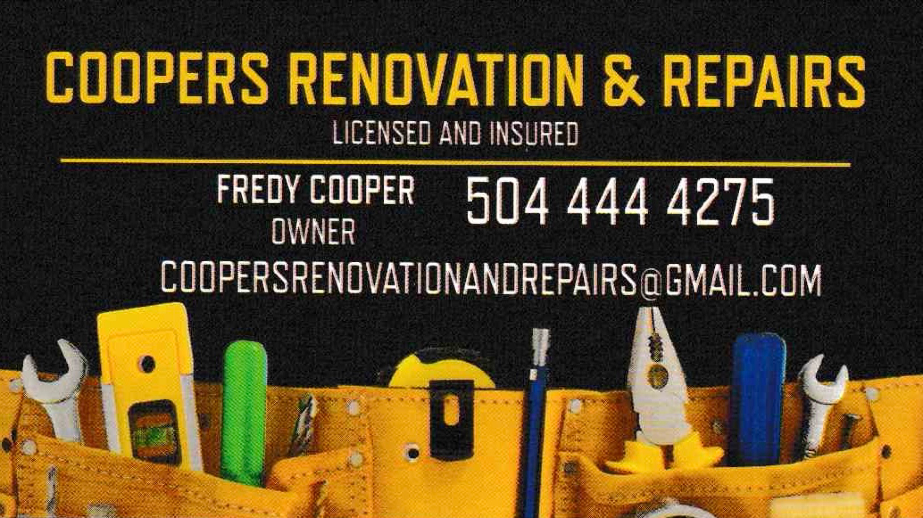 Coopers Renovation and Repairs, LLC Logo