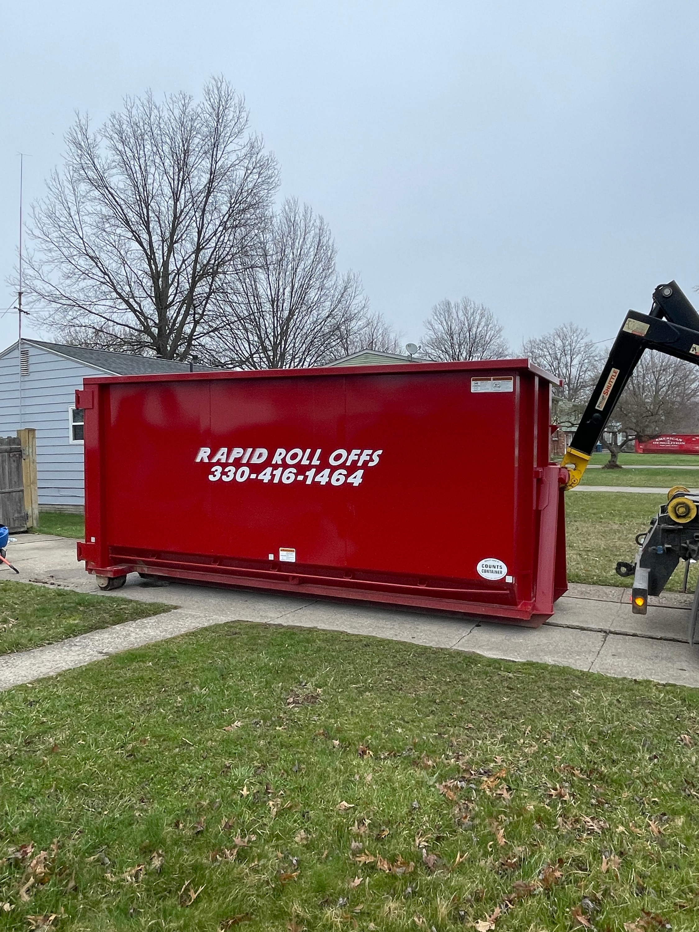 Rapid Roll Offs Dumpster Rental, LLC Logo