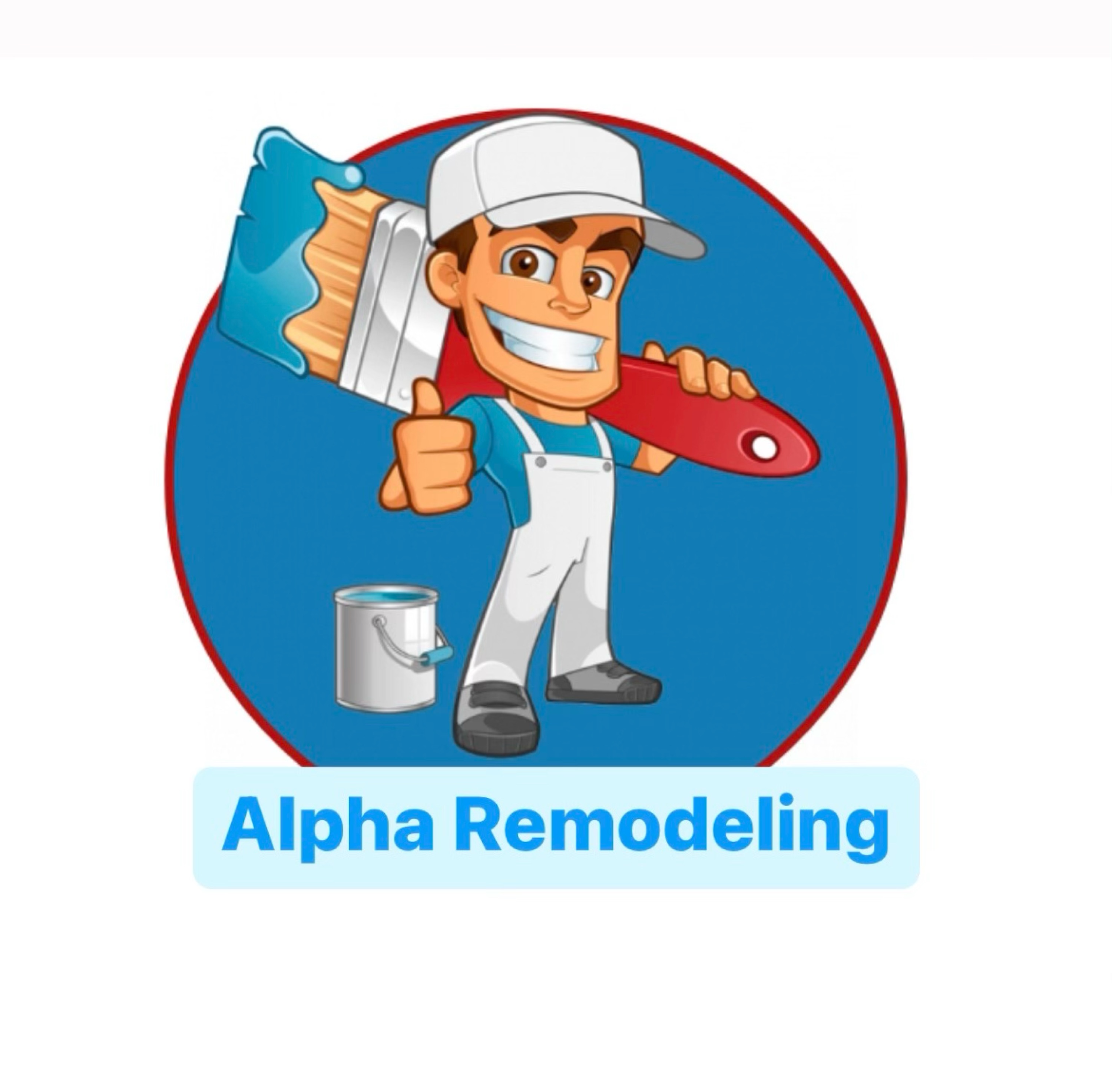 Alpha Remodeling and Painting Logo