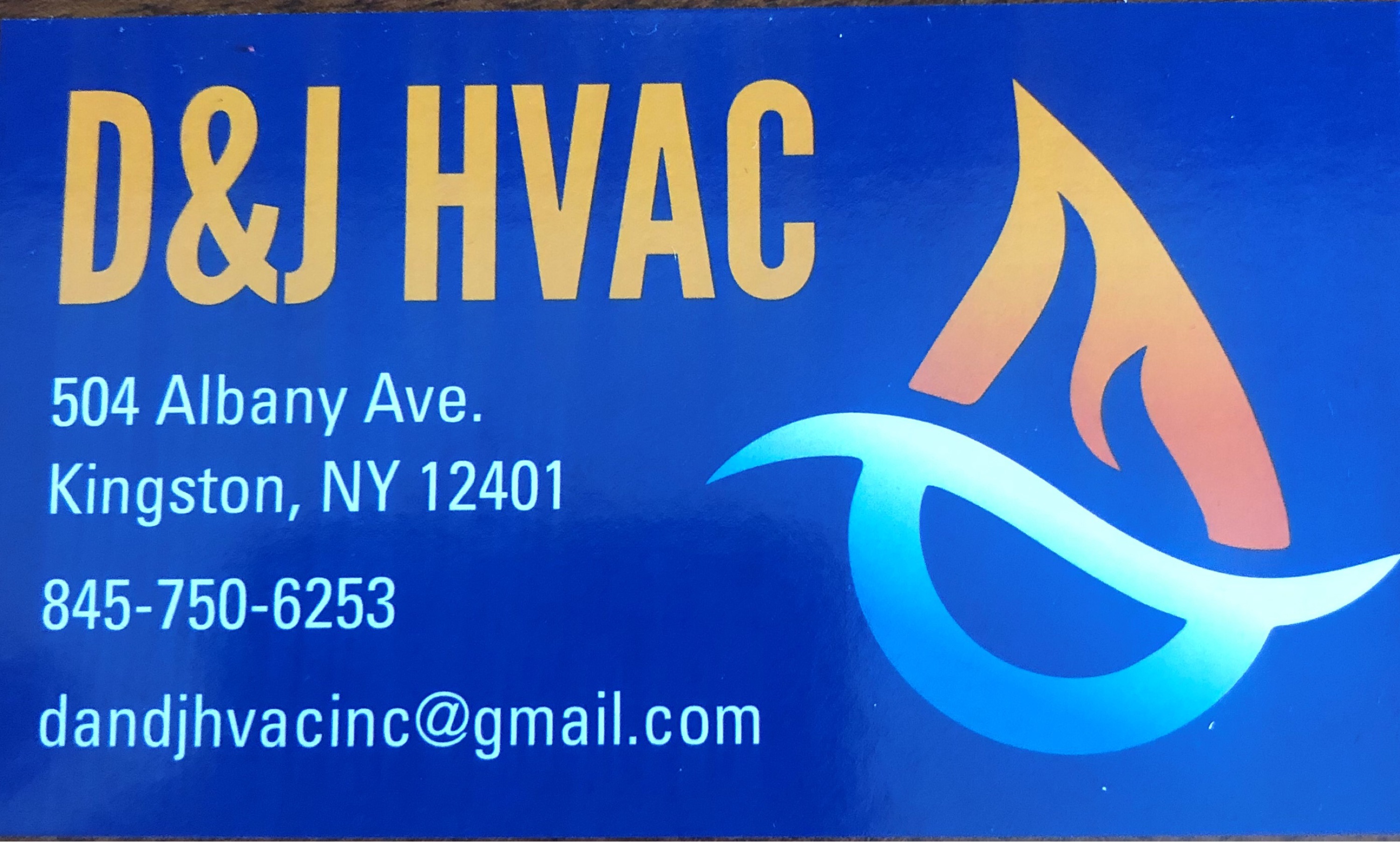 D&J HVAC Logo