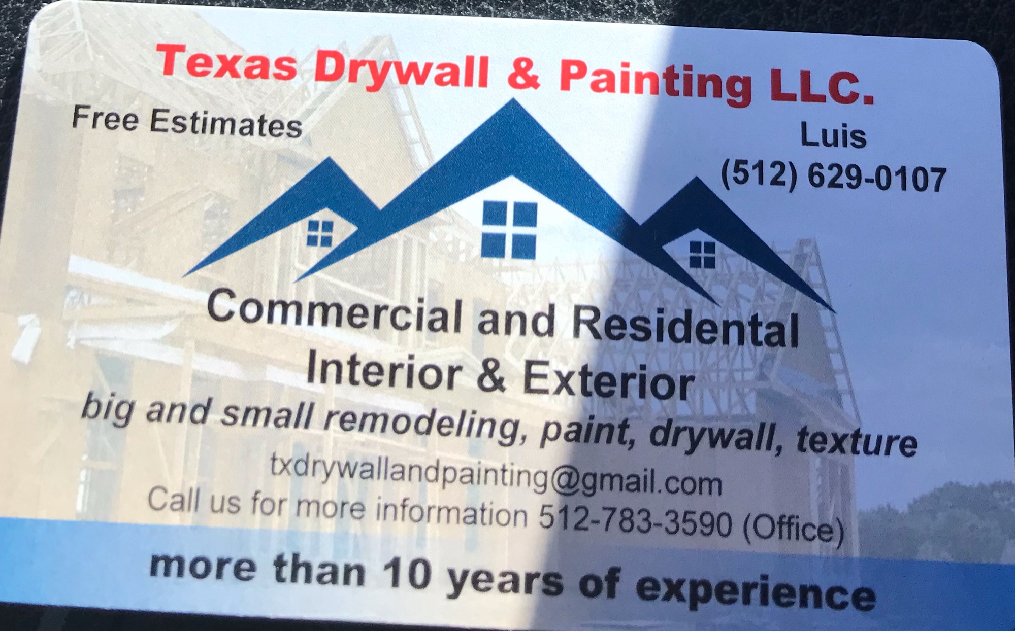 TX Drywall and Paint Logo