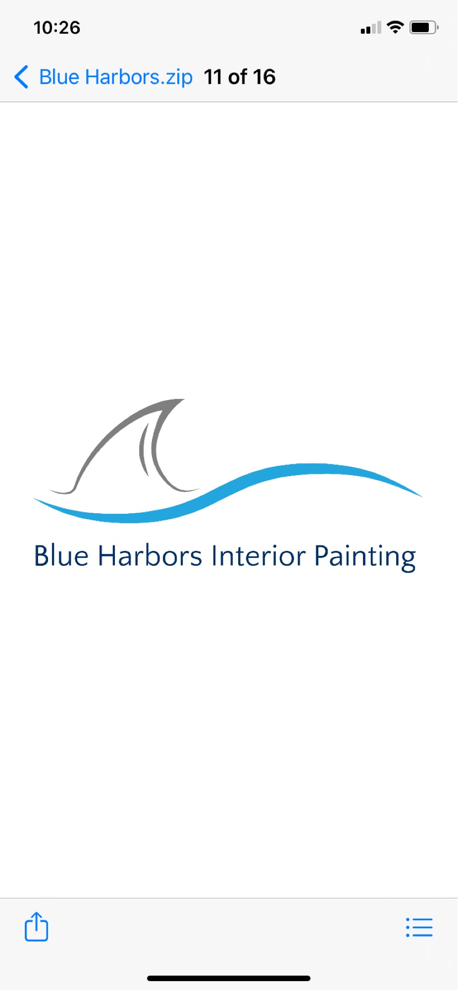 Blue Harbors Interior Painting Logo