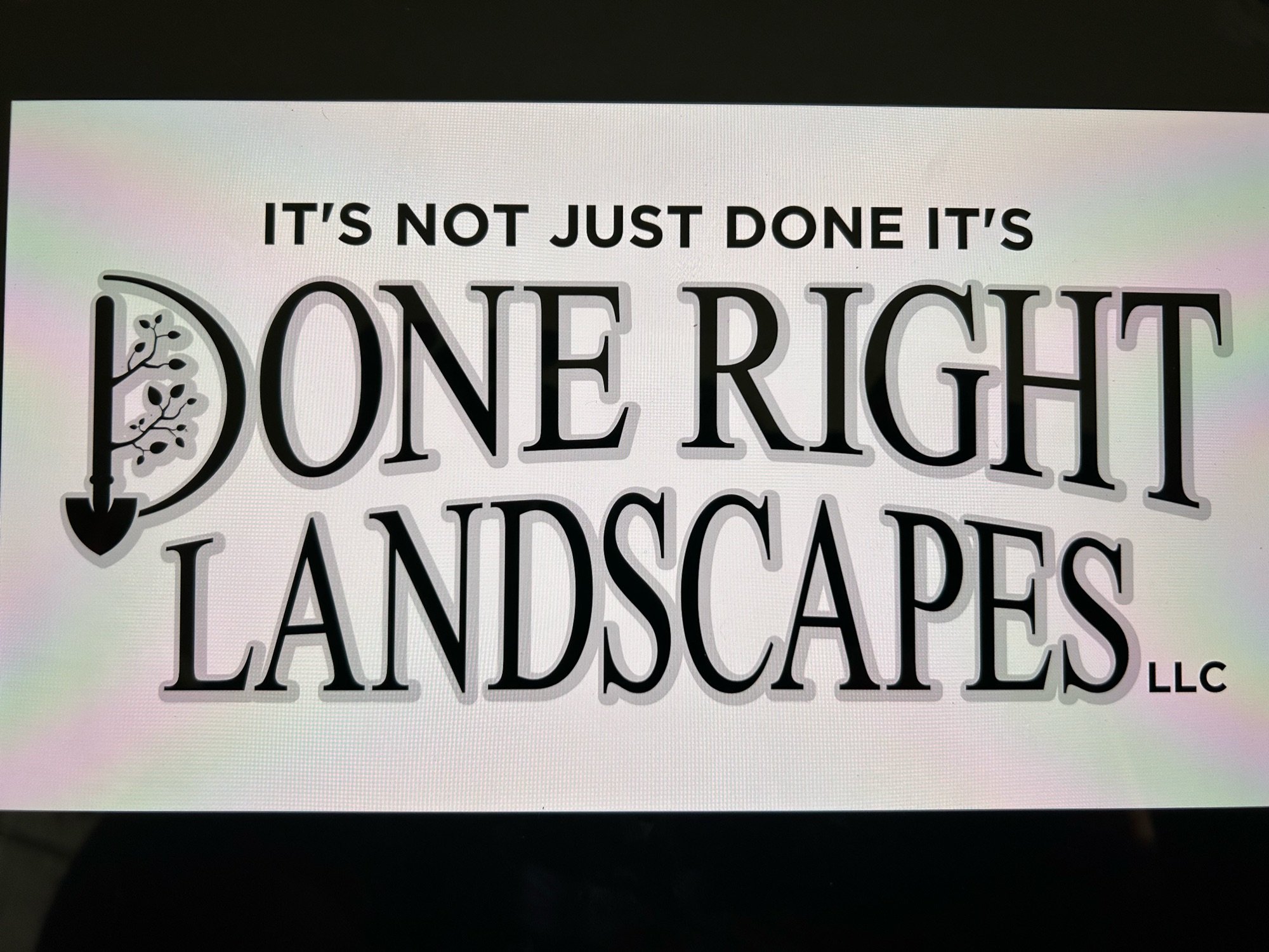 Done Right Landscapes, LLC Logo