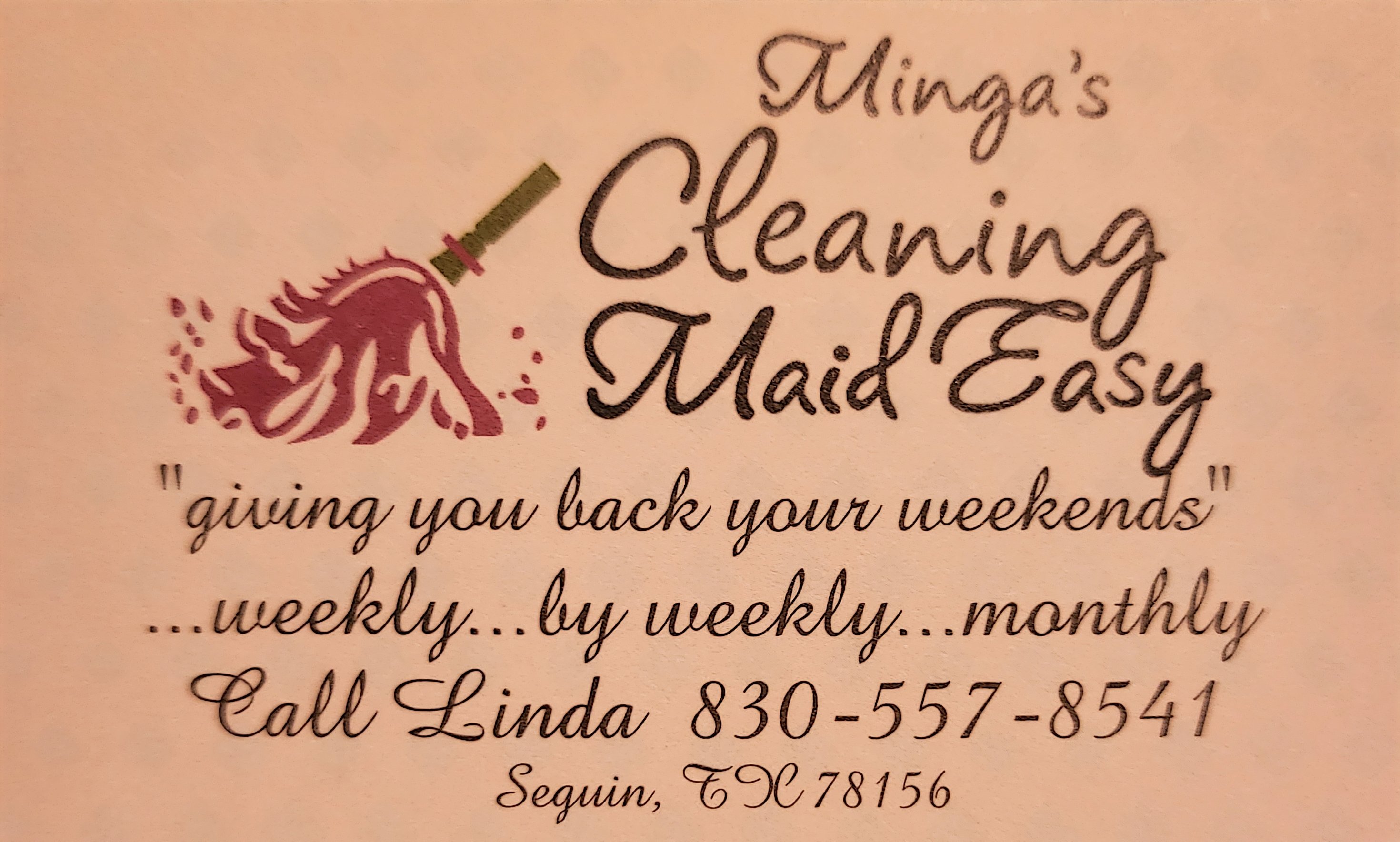 Mingas Cleaning Maid Easy Logo