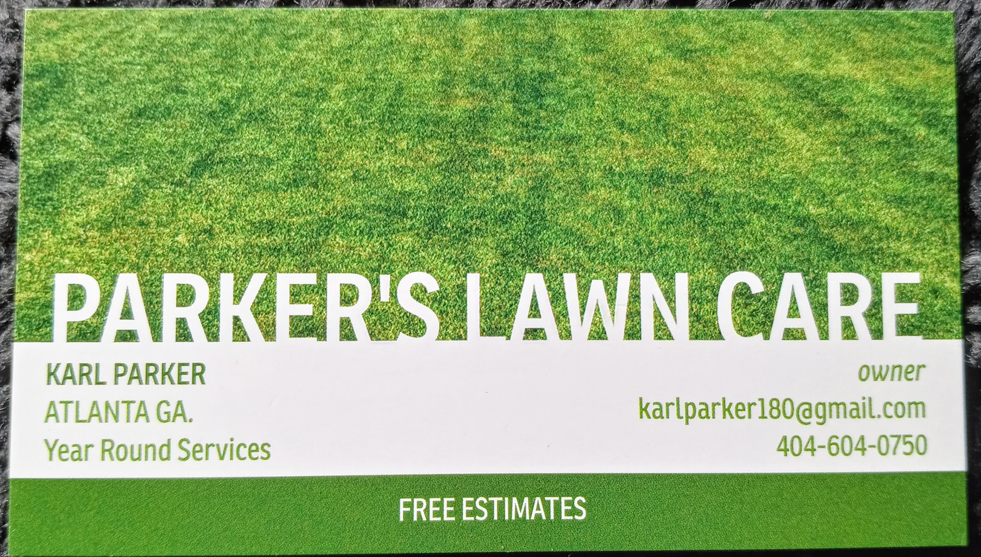 Parker's Lawn Care Logo