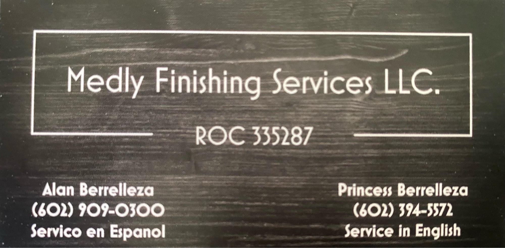 Medly Finishing Services Logo
