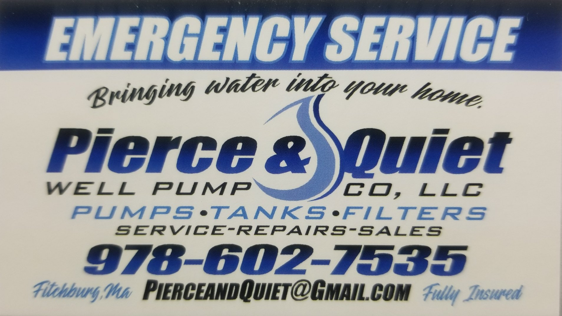 Pierce And Quiet Well Pump Company, LLC Logo