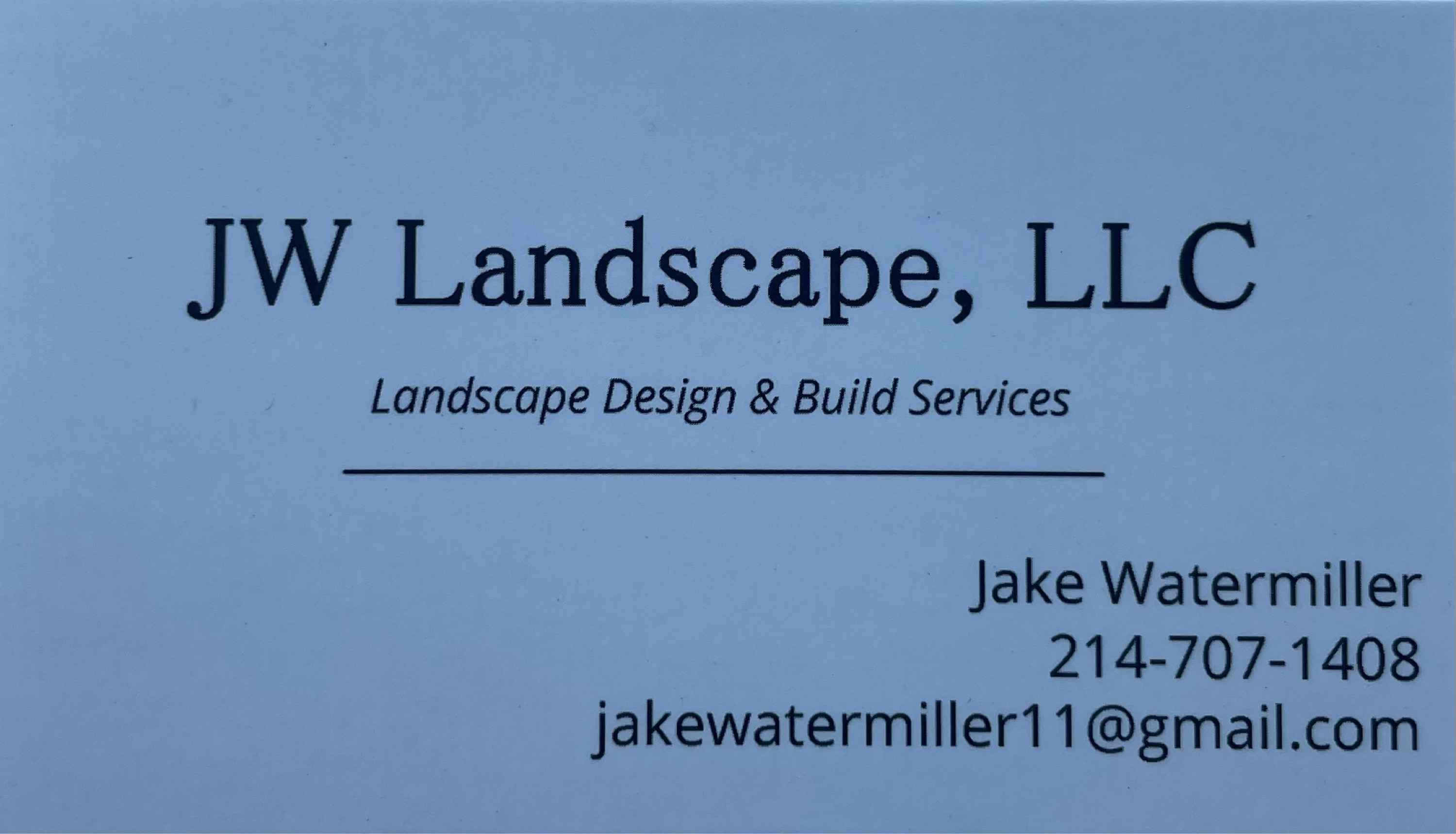 JW Landscape Logo