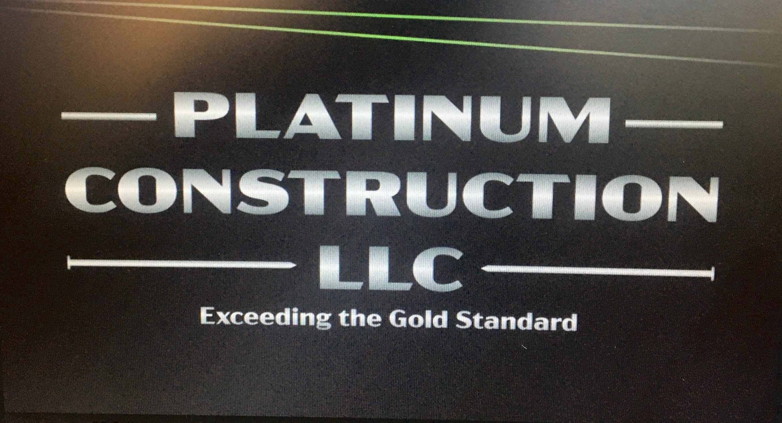 Platinum Construction, LLC Logo