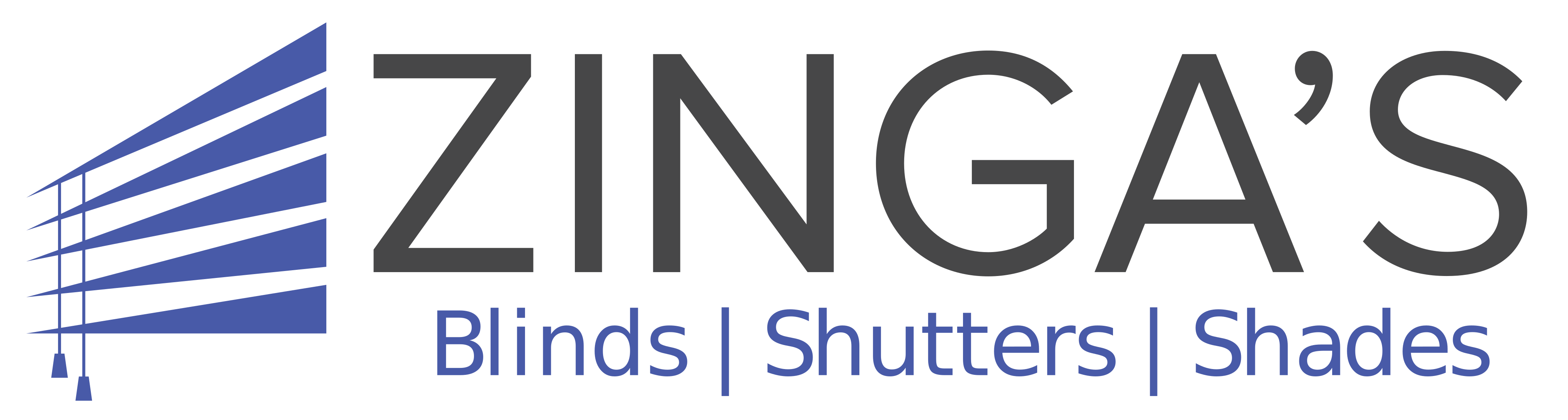 Zinga's - Blinds, Shutters, Shades Logo