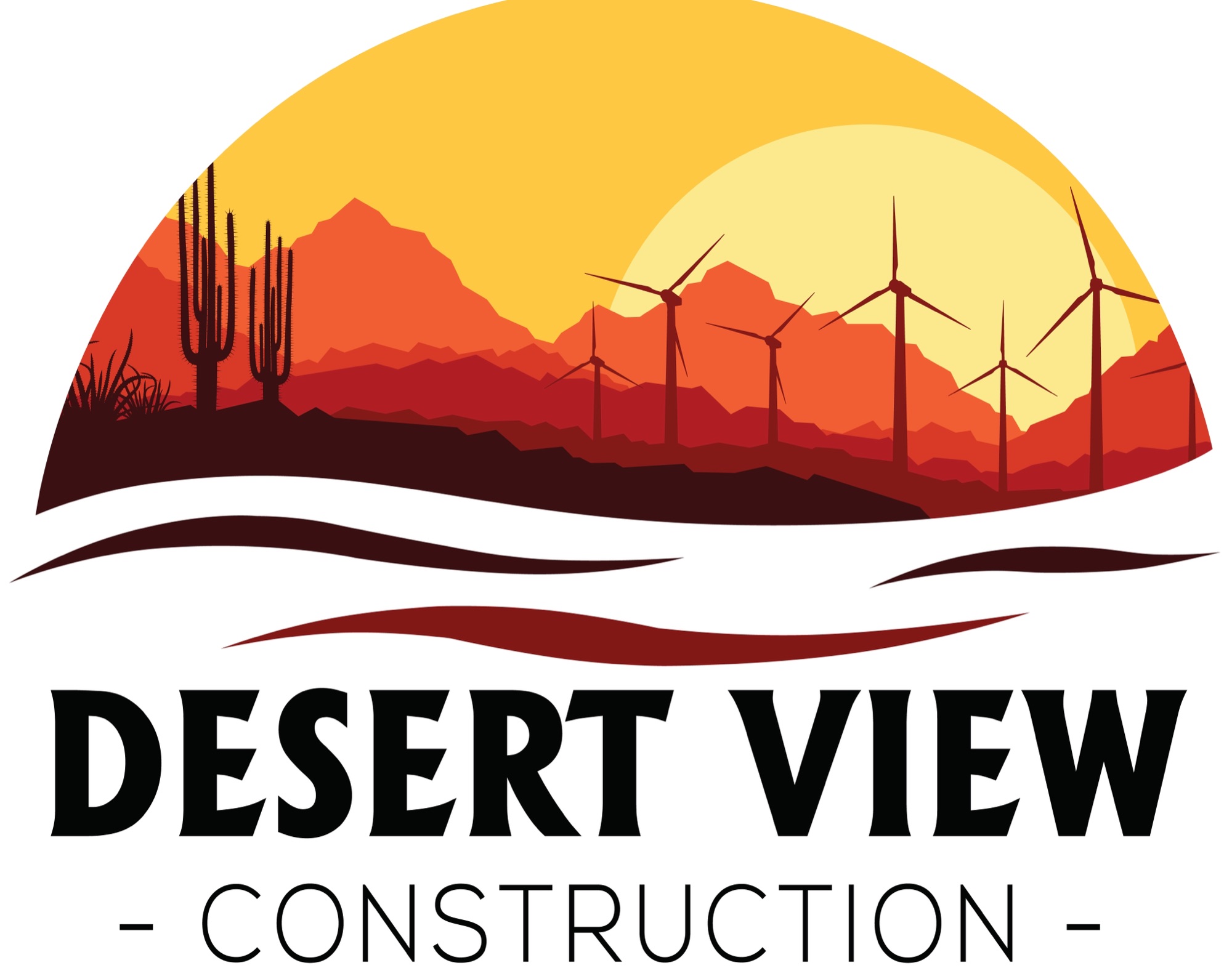 Desert View Construction Logo