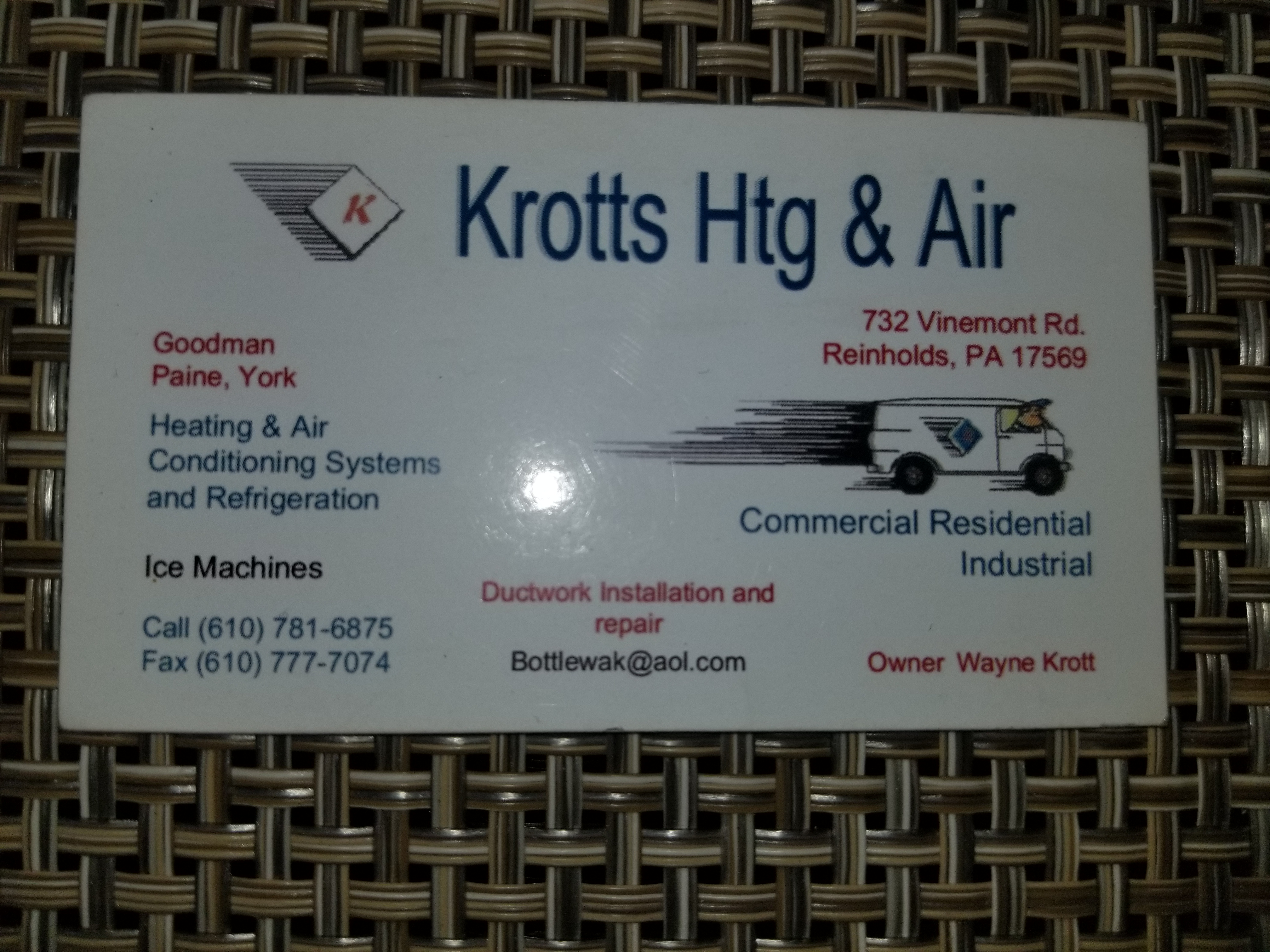 Krotts Htg & Air Logo